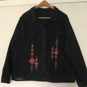 Gorgeous black denim jacket